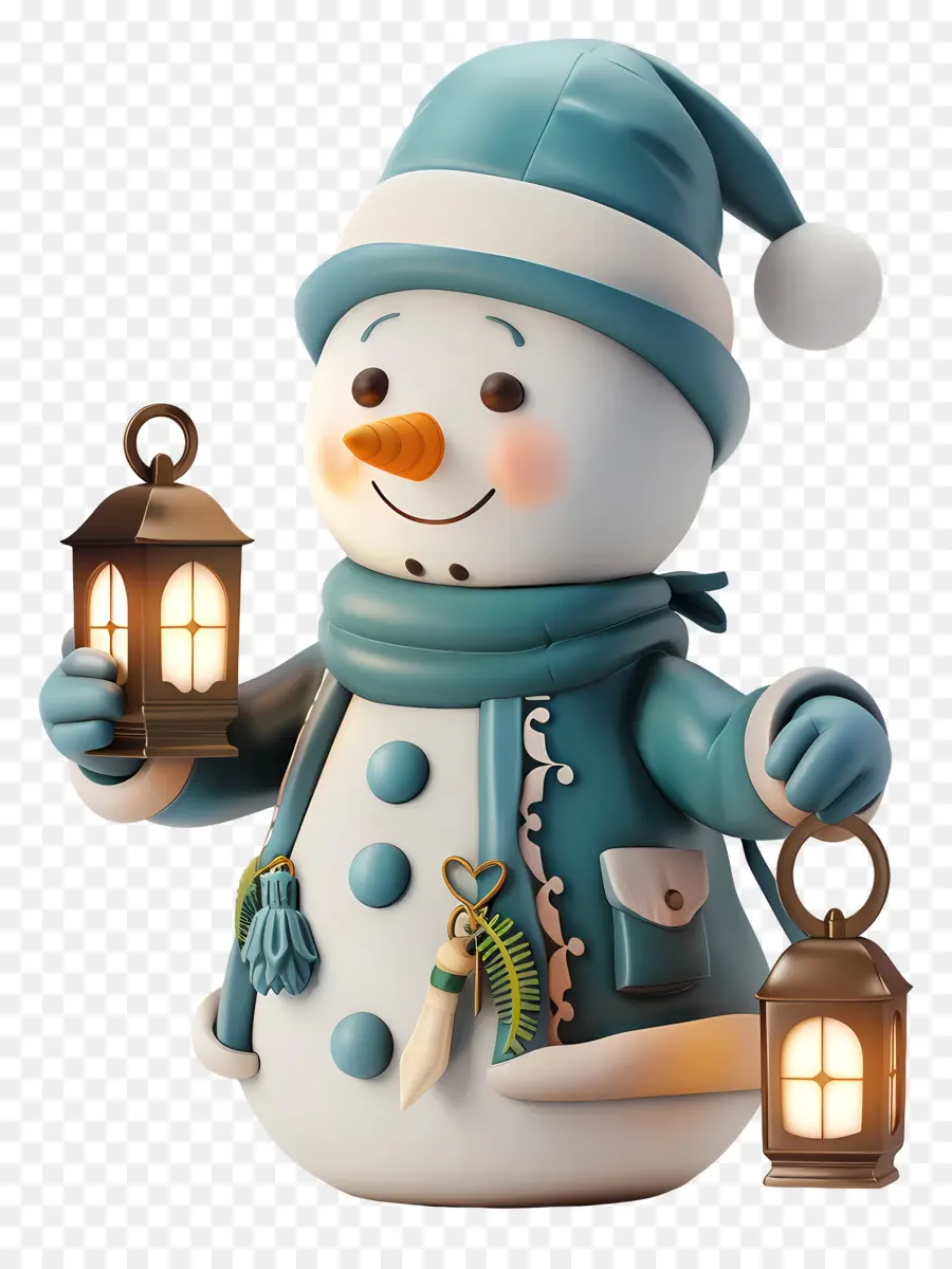 Bonhomme De Neige，Lanterne PNG