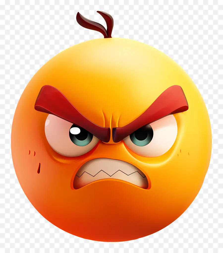 En Colère Emoji，Emoji Des Yeux Rouges PNG