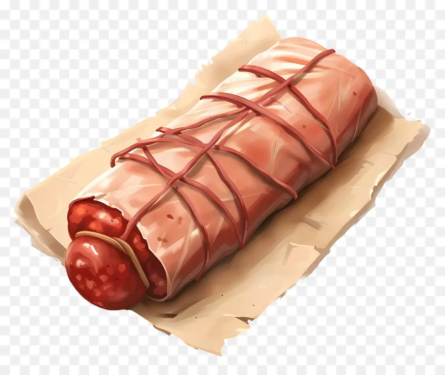 Saucisse Enveloppée，Hot Dog PNG