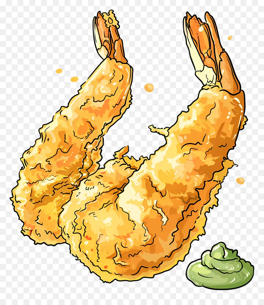 Tempura，Poulet Frit PNG