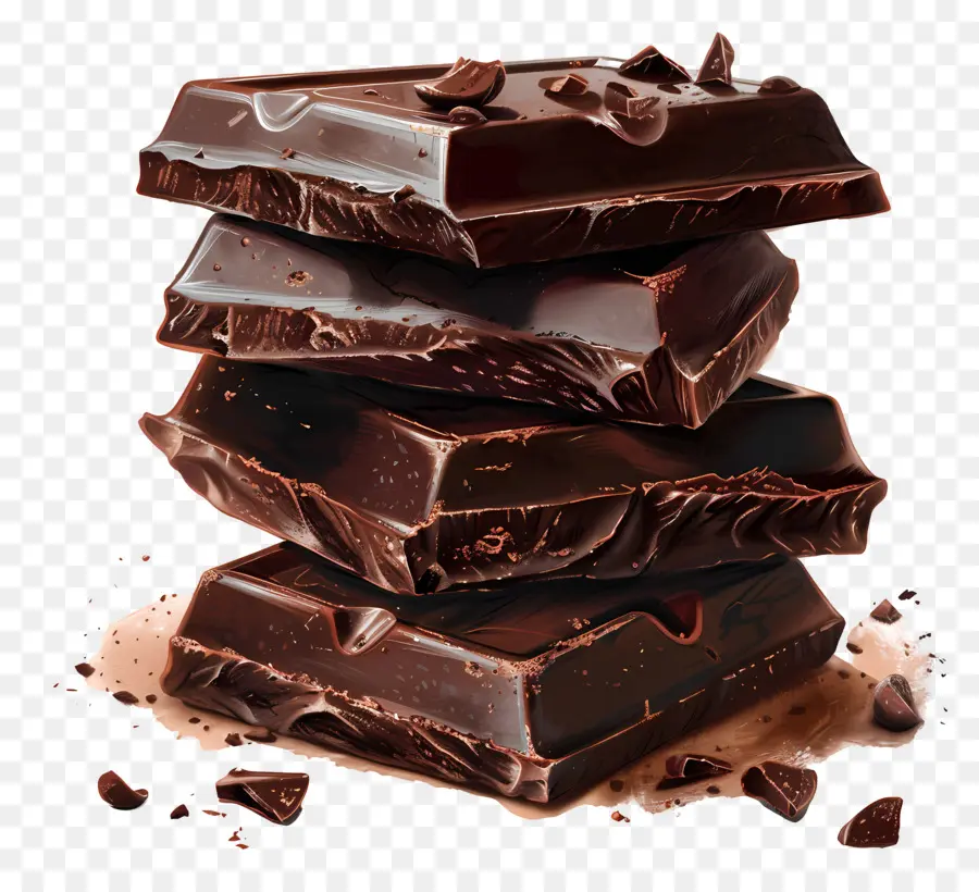 Barres De Chocolat，Chocolat PNG