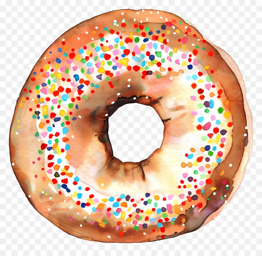 Donut，Paillettes PNG