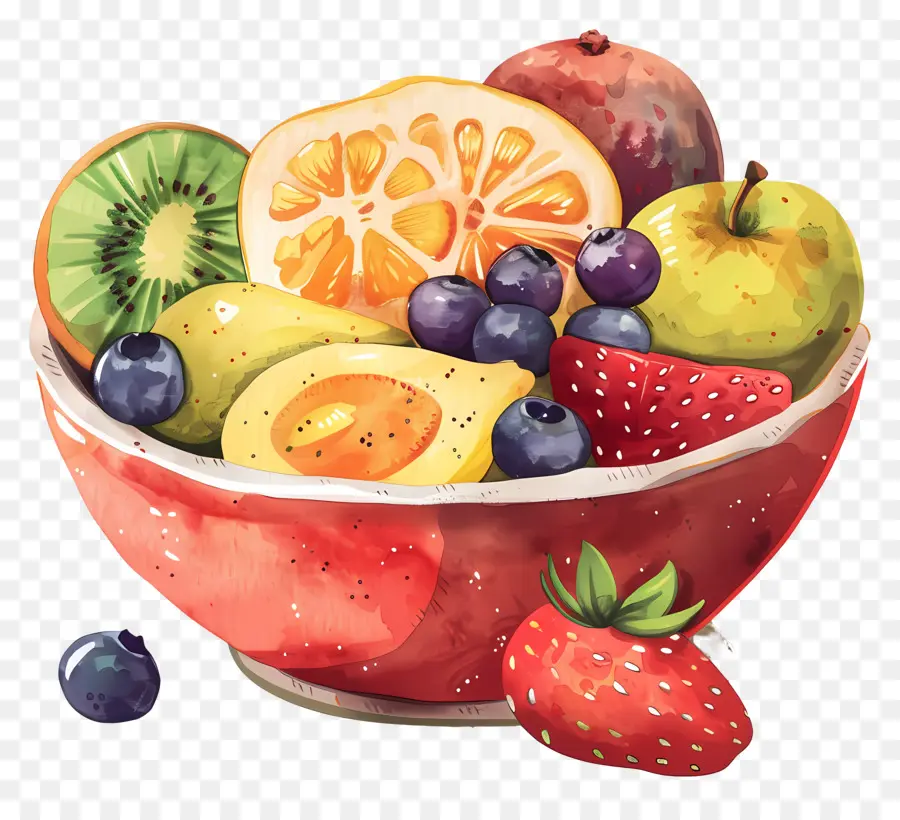 Bol De Fruits，Fruits Frais PNG