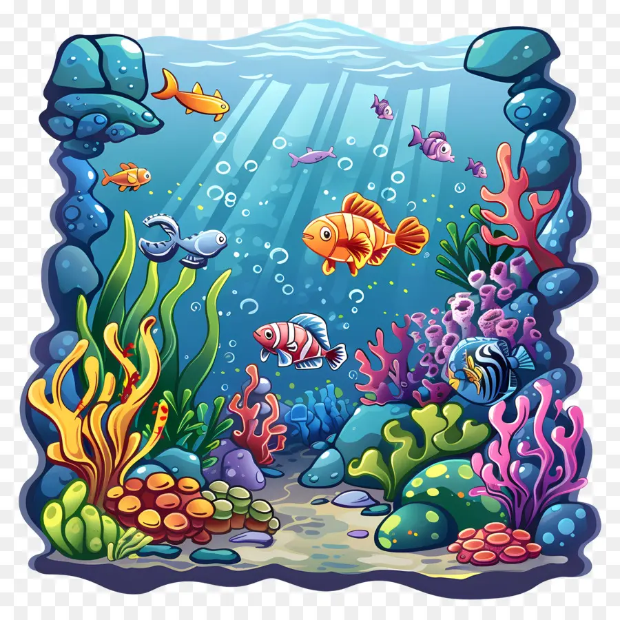 Aquarium，Poisson PNG