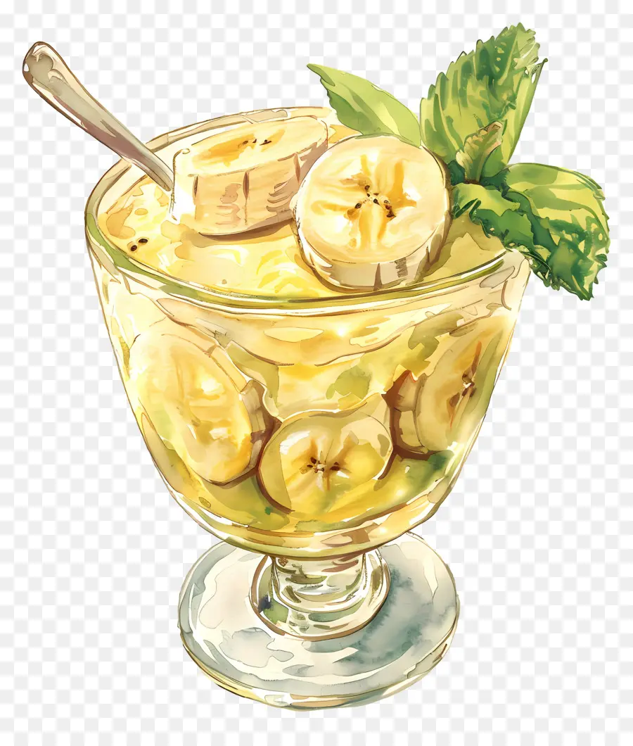 Dessert à La Banane，Banane PNG