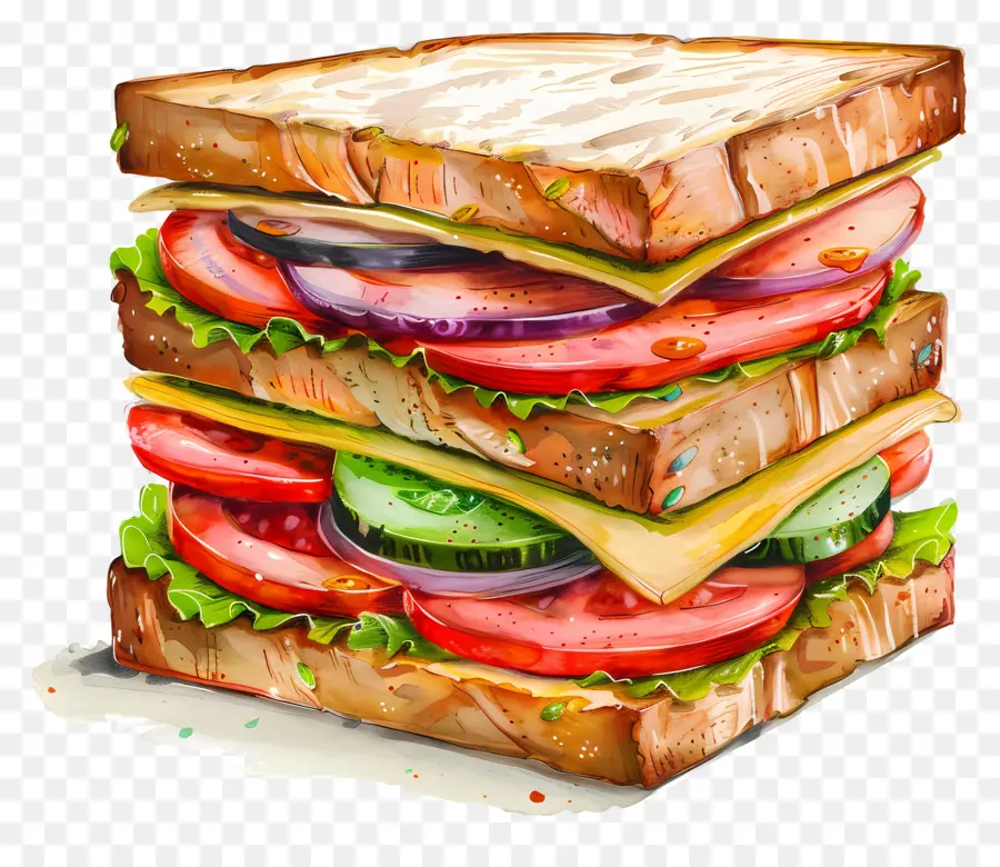 Sandwich，Pain PNG