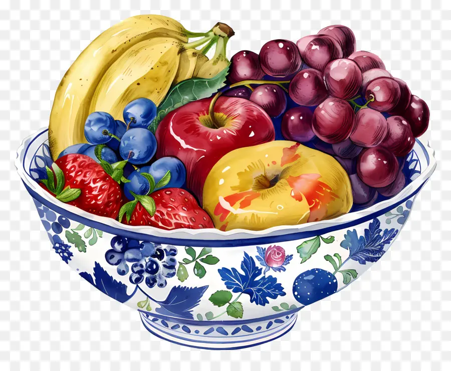 Bol De Fruits，Fruits PNG