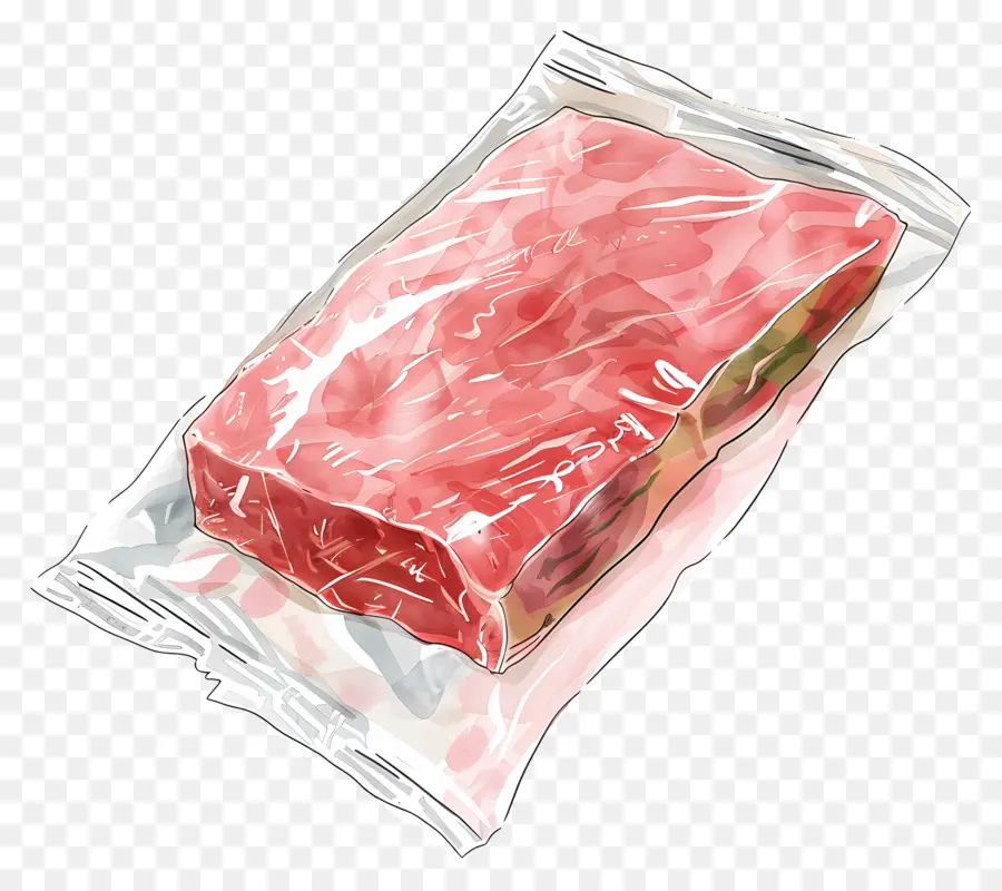 Viande Emballée，Plastique PNG