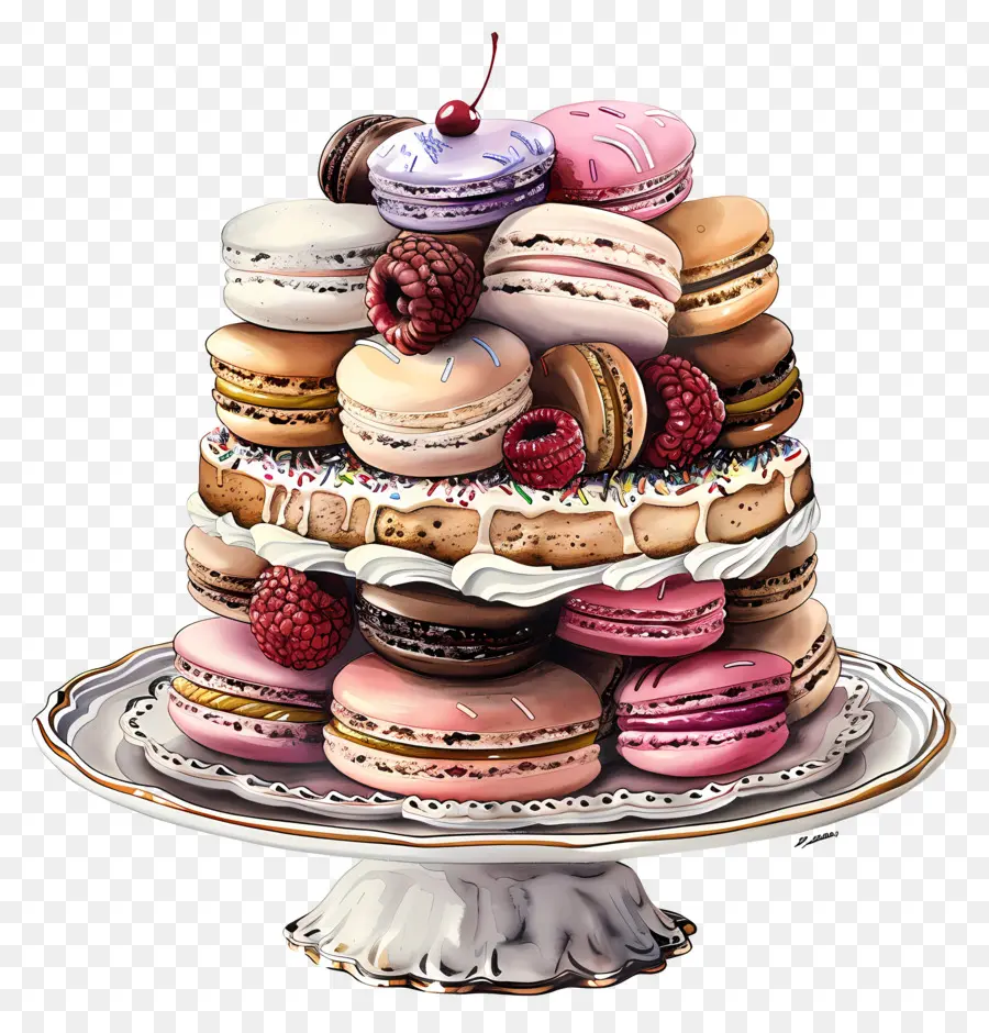 Macarons，Tour PNG