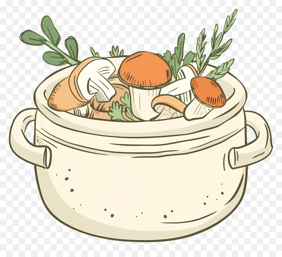 Champignons，Bol PNG