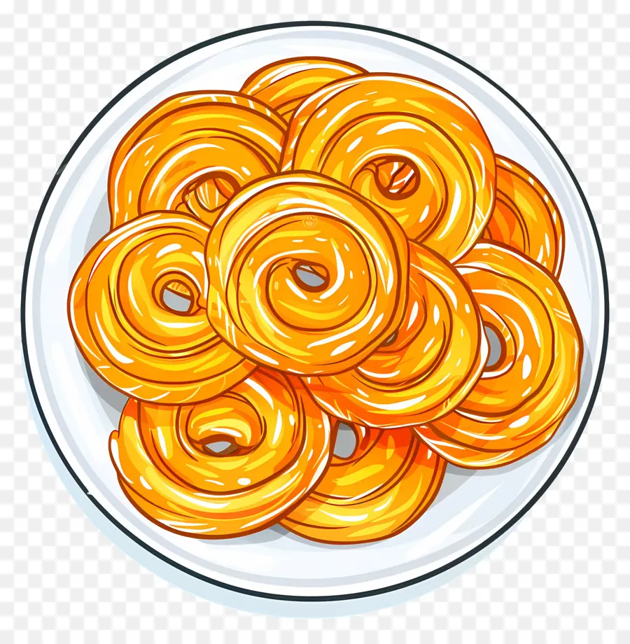 Jalebi，Doux PNG