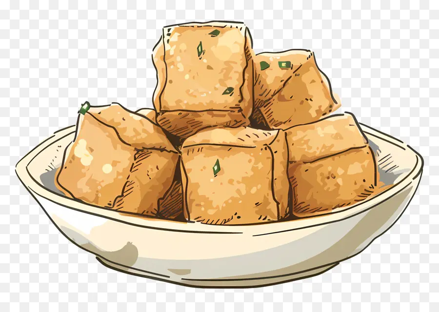 Tofu Frit，Tofu PNG