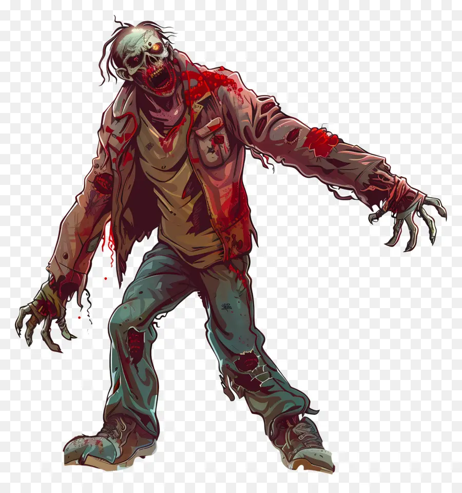 Zombie Effrayant，Zombie PNG