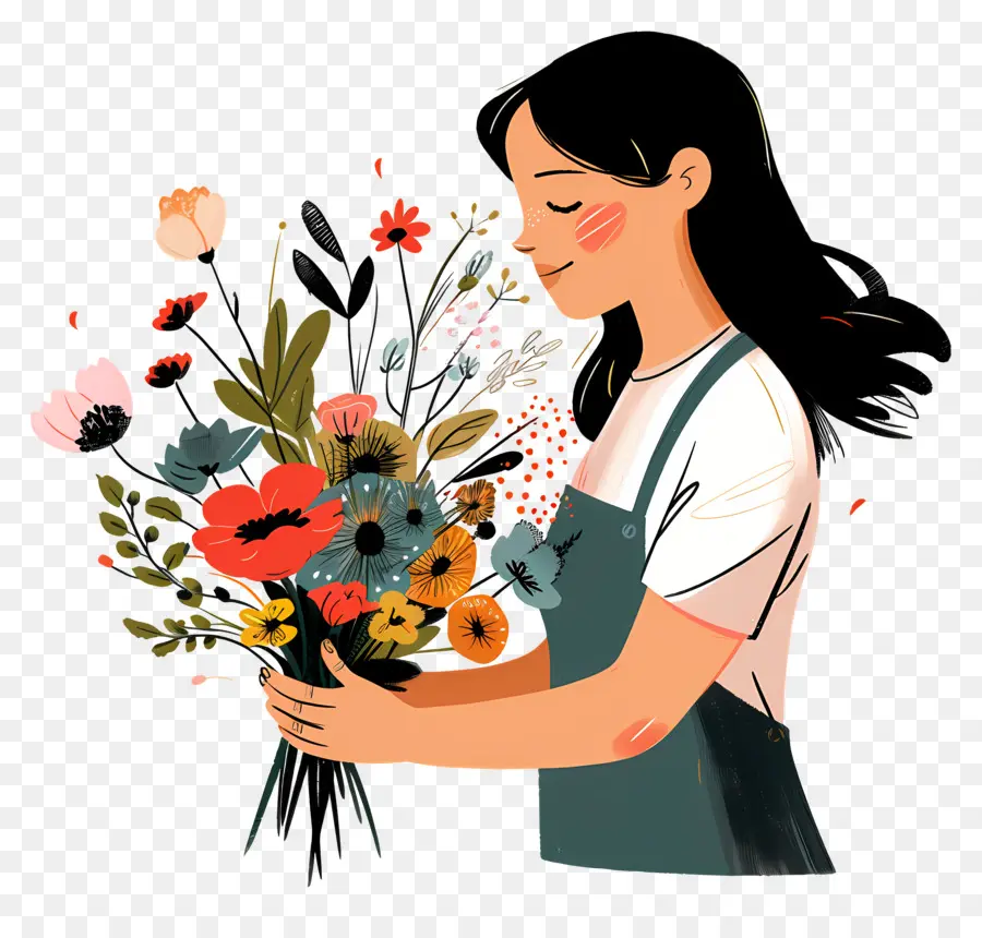 Fleuriste，Fleurs PNG