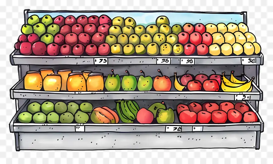 Compteur De Fruits，épicerie PNG