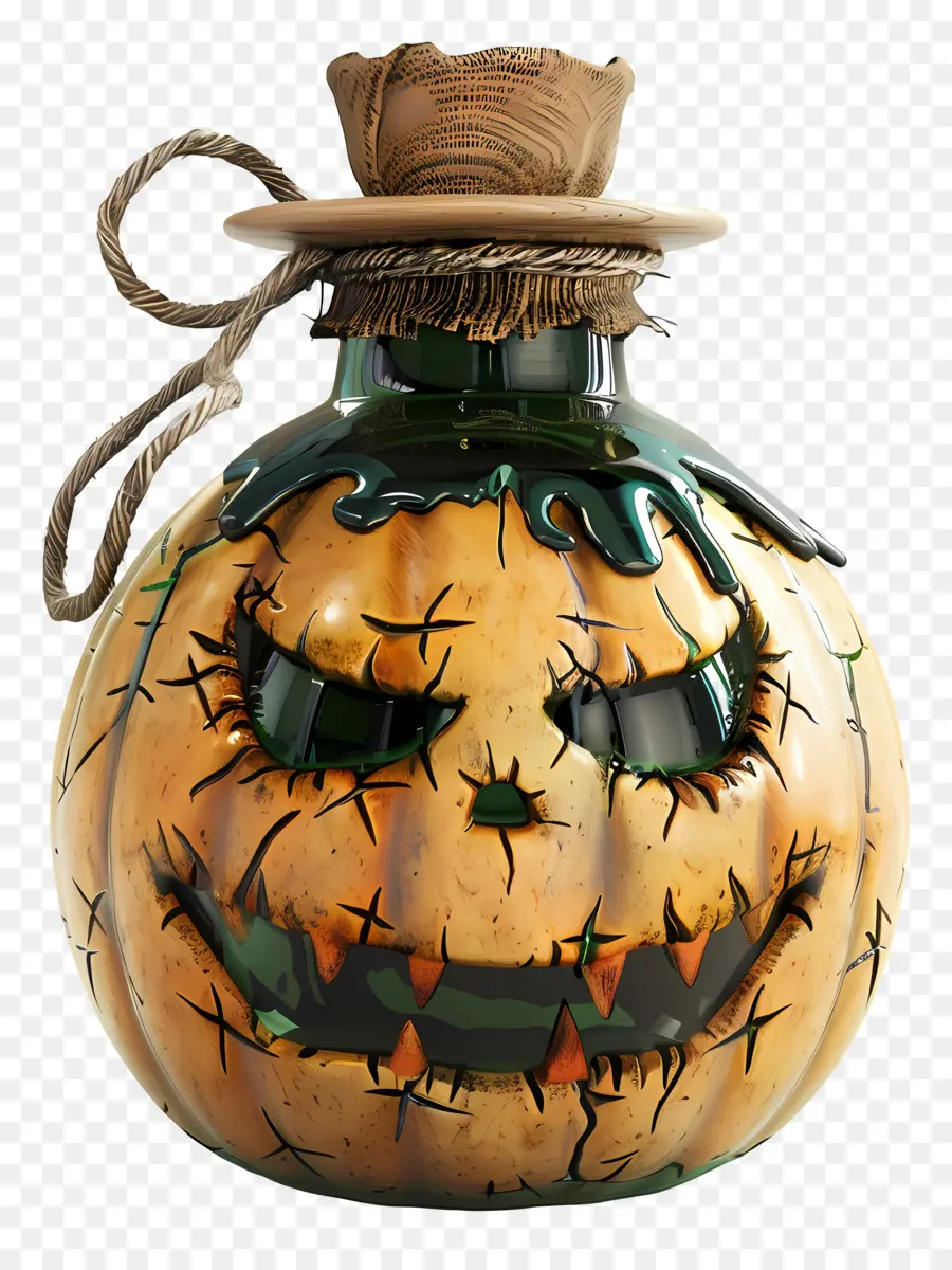 Poison D'halloween，Citrouille D'halloween PNG