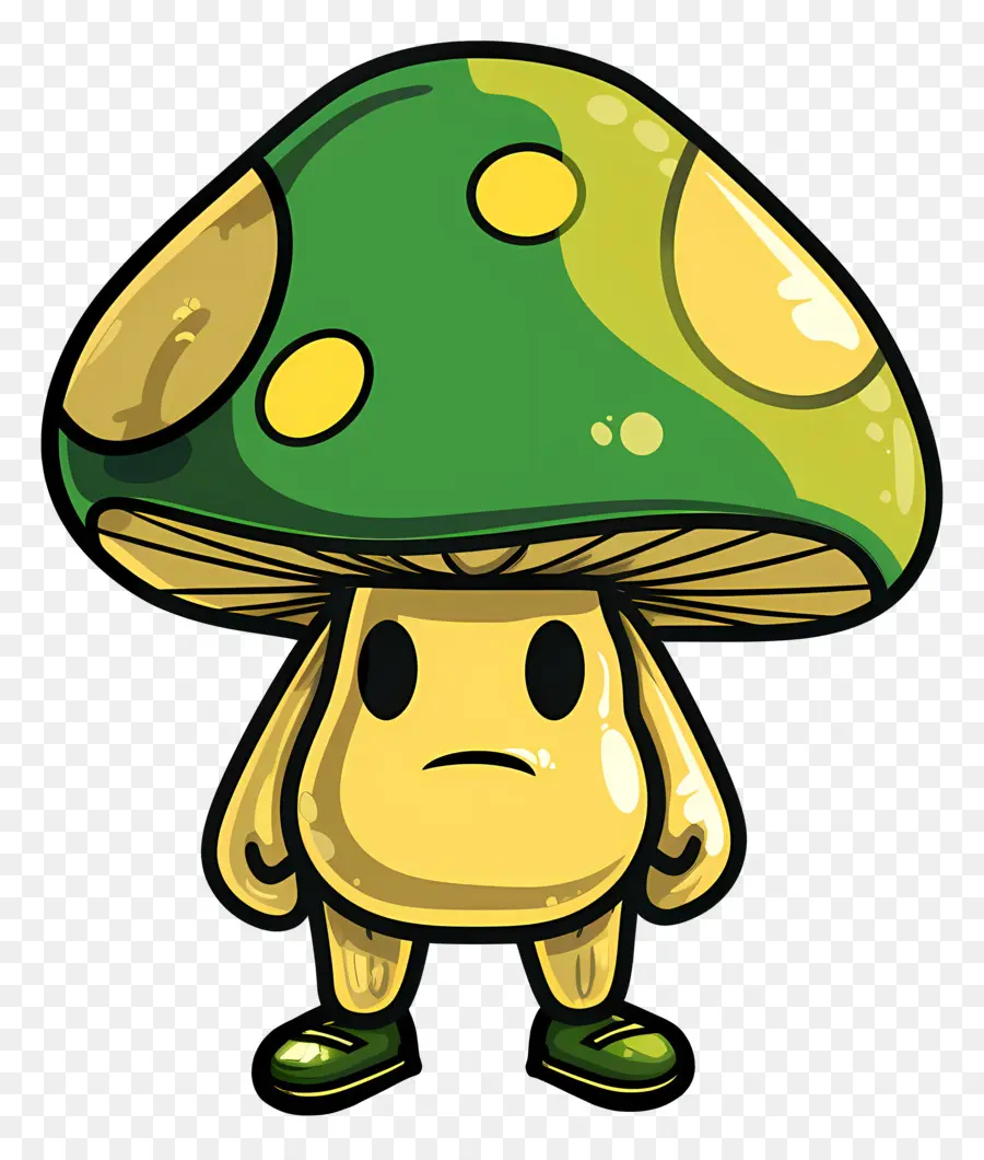 Dessin Animé De Champignons，Personnage De Champignon PNG