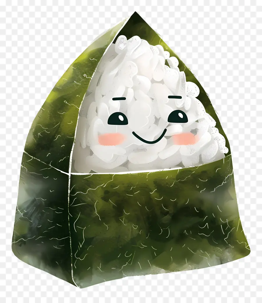 Onigiri Souriant，Riz PNG