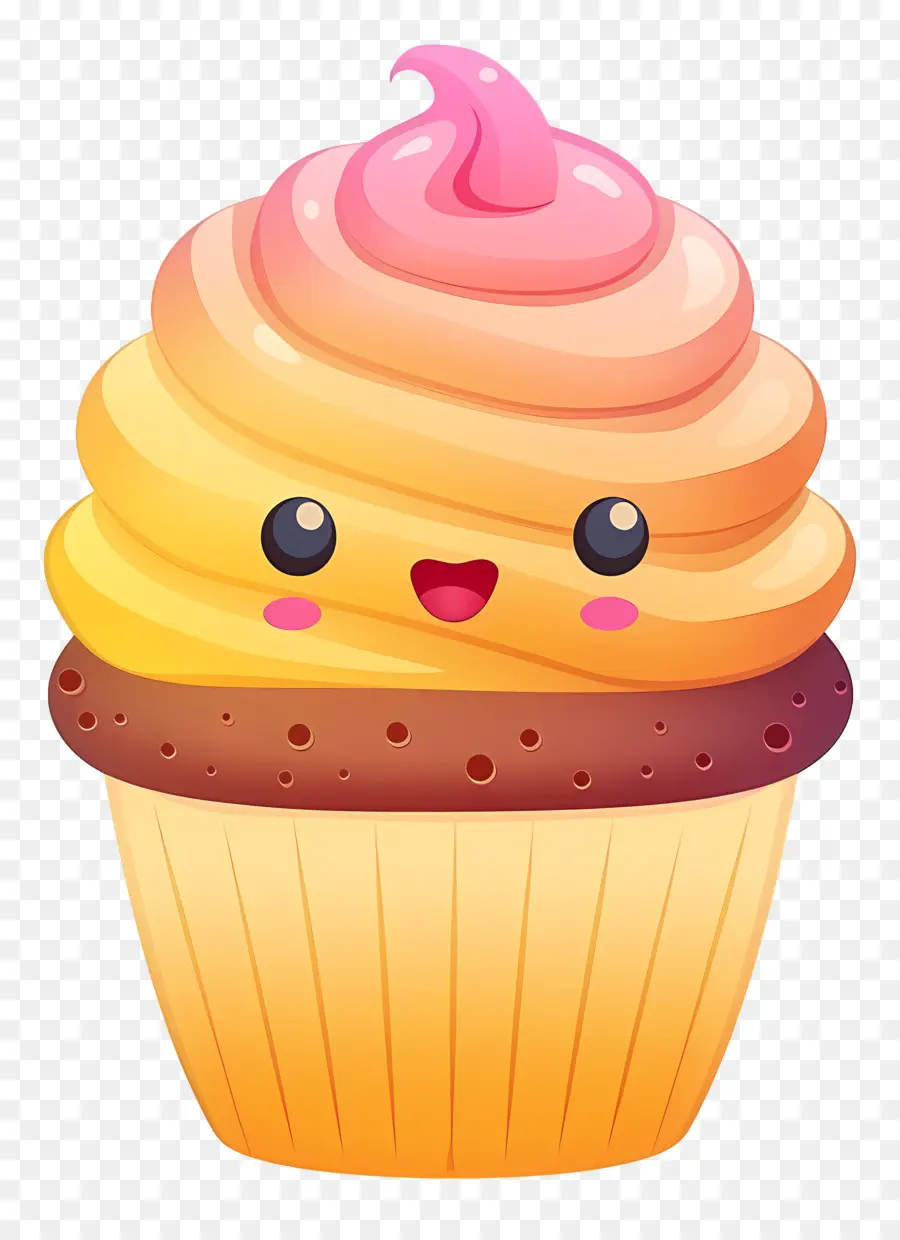 Emoji à Cupcakes，Cupcake PNG