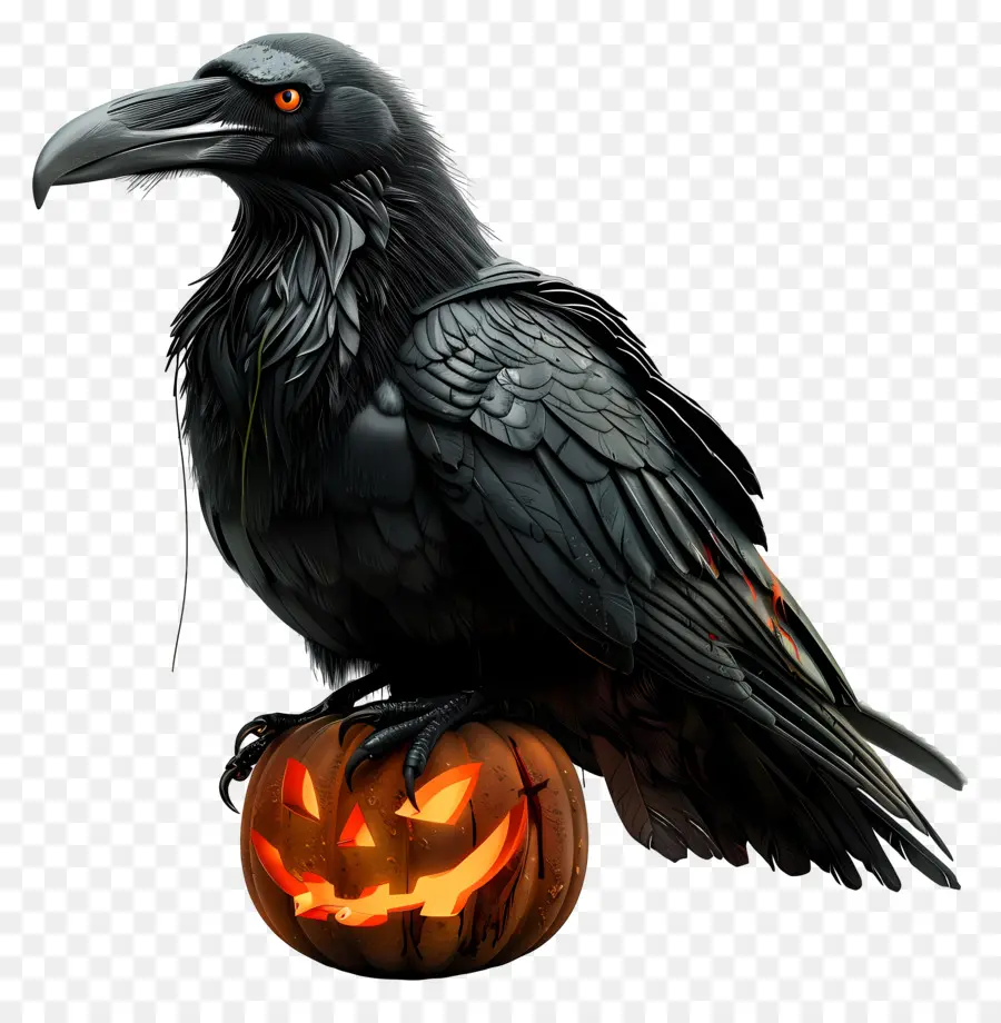 Corbeau，Halloween PNG