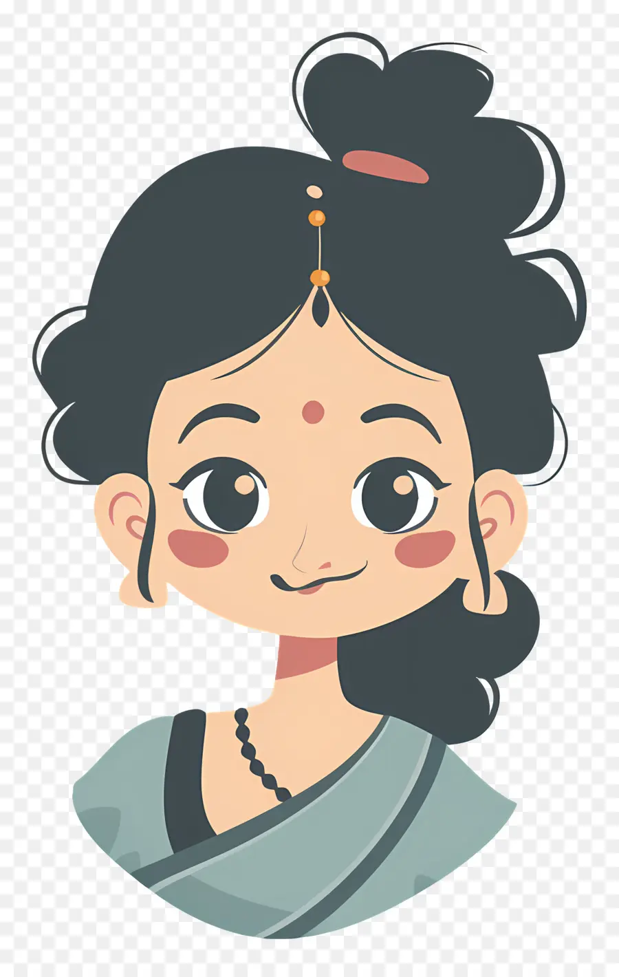 Femme Marathi Indienne，Saree Indienne PNG