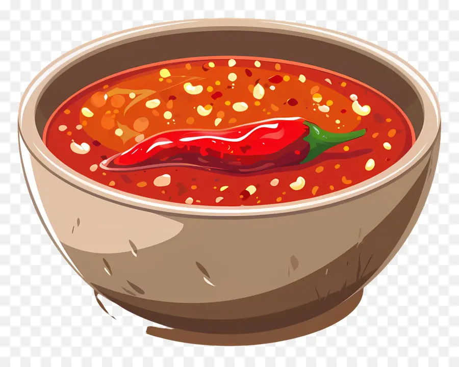 Bol De Sauce Chili，épicé PNG