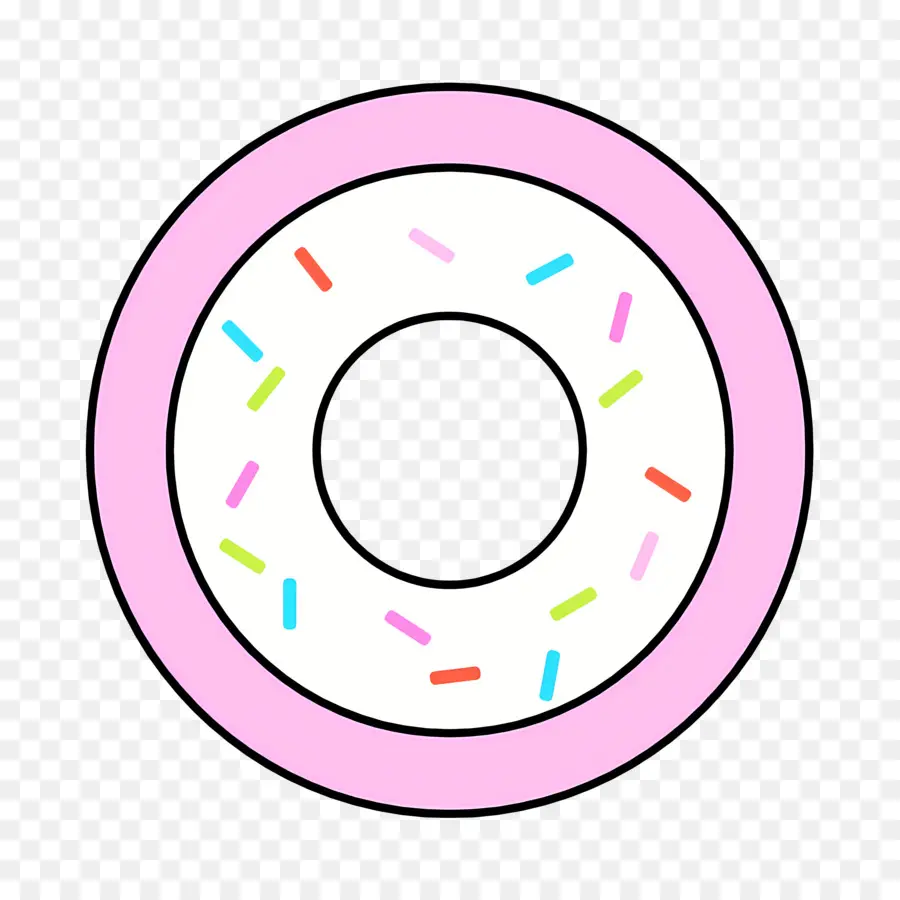 Donut，Paillettes PNG