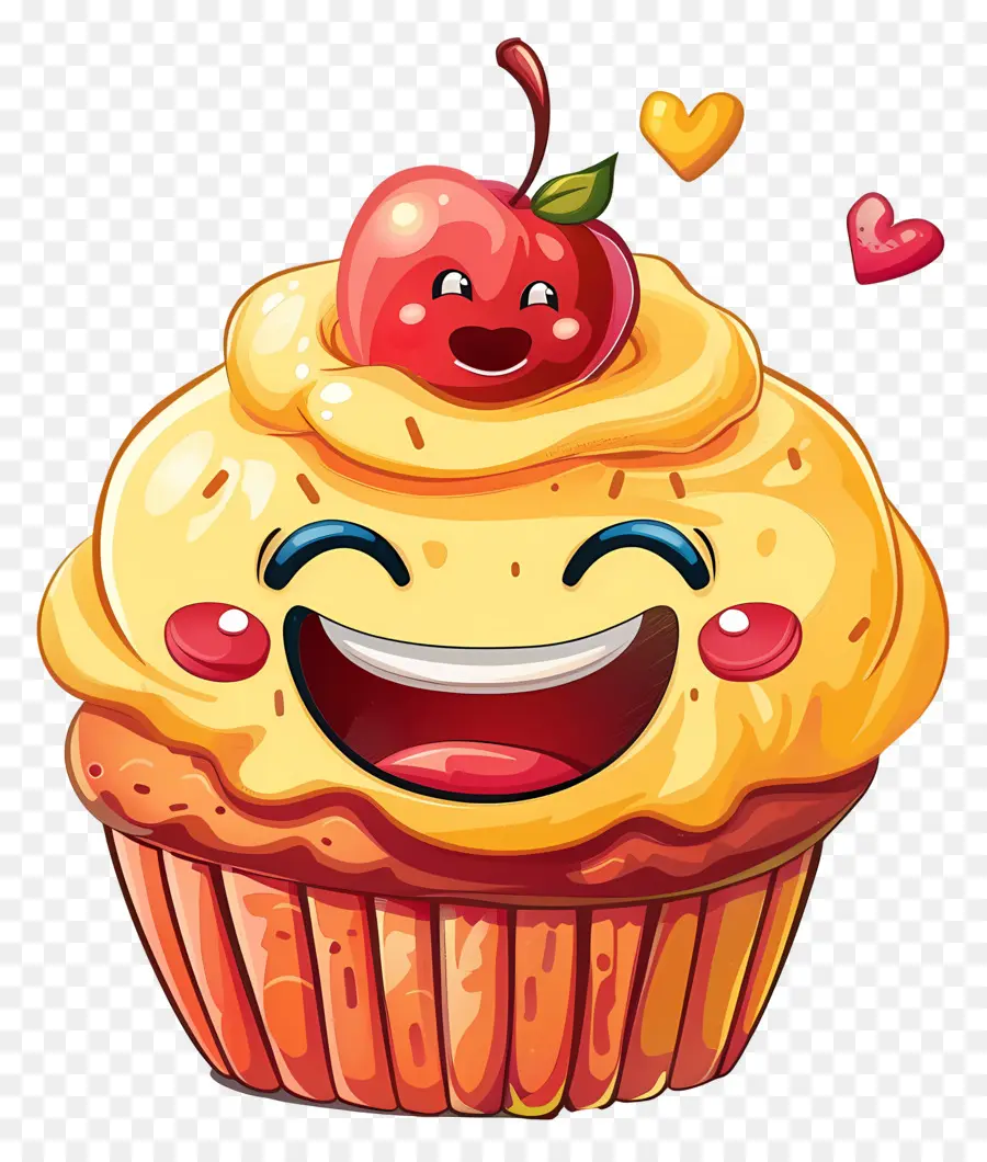 Emoji Cupcake，Cupcake PNG