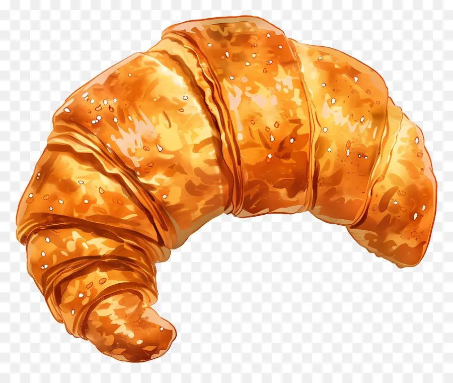 Croissant，Pain PNG