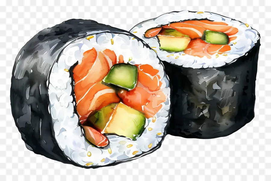 Rouleaux De Sushi，Japonais PNG