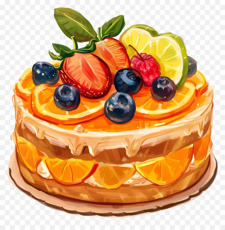 Tarte Aux Fruits，Dessert PNG