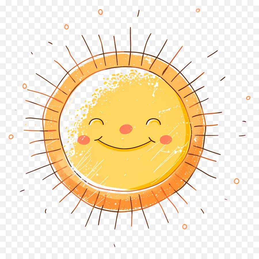 Soleil，Visage Souriant PNG