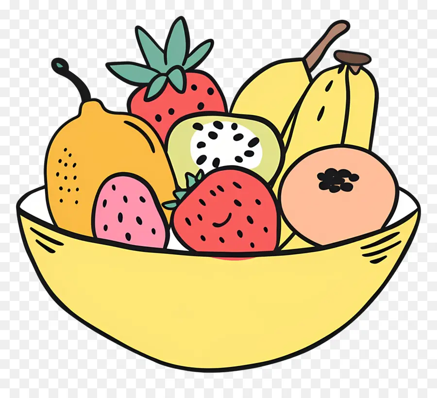 Bol De Fruits，Fruits PNG