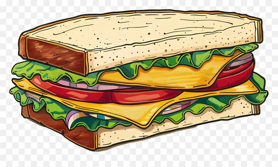 Sandwich，Pain PNG