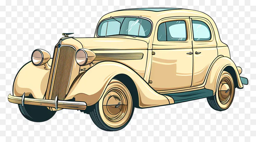 Voiture De Collection，Bande Dessinée De Voiture PNG