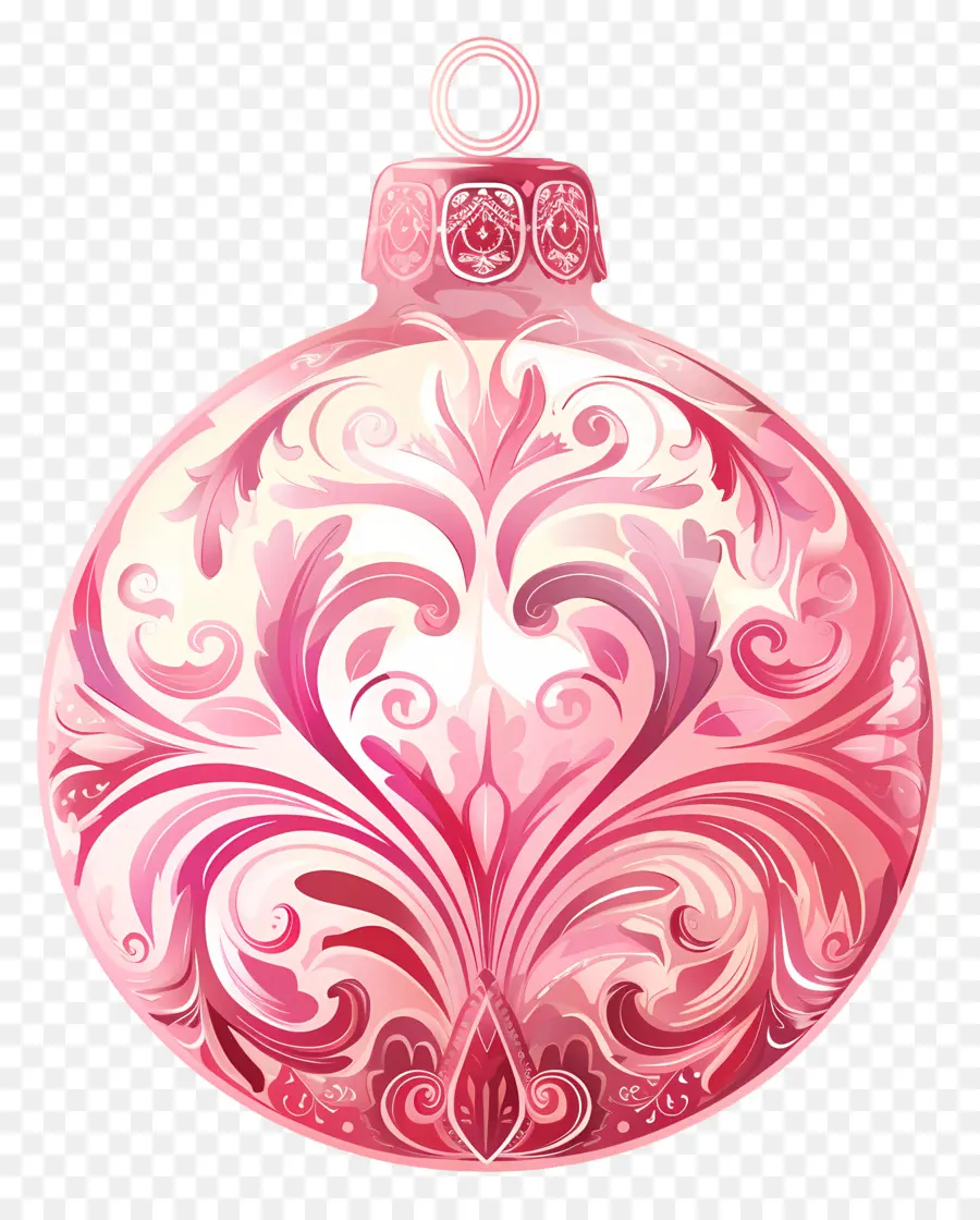 Ornement Rose，Noël PNG