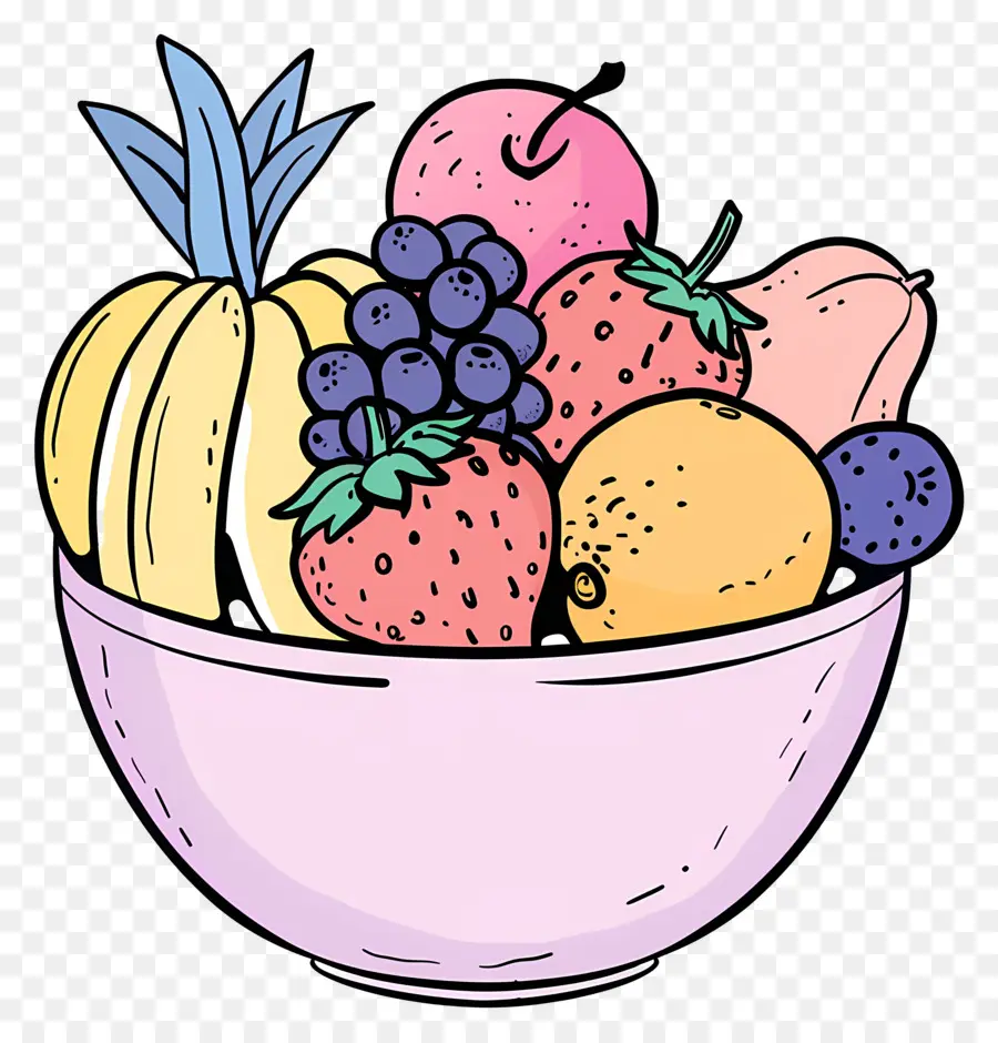 Bol De Fruits，Fruits PNG