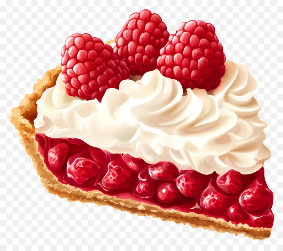 Tarte Aux Framboises，Dessert PNG