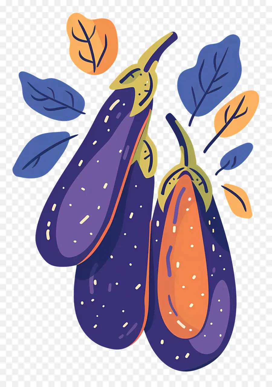 Aubergines，Violet PNG