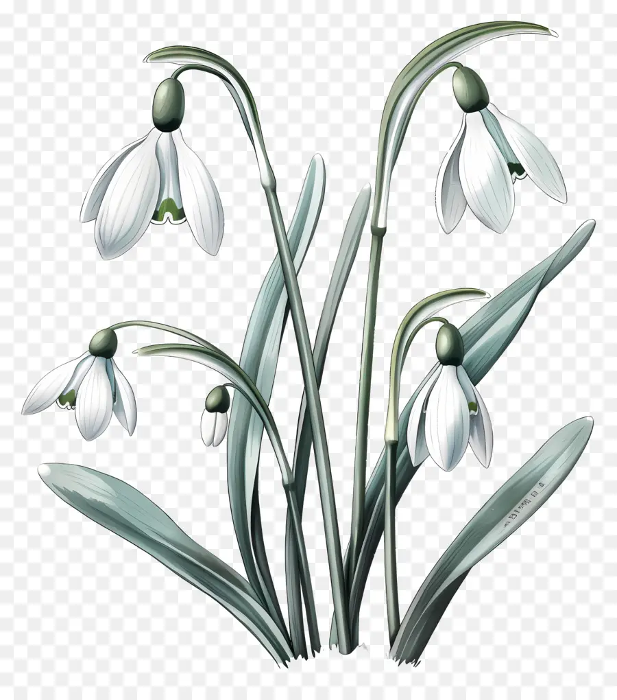 Perce Neige, De La Fleur，Les Perce Neige PNG