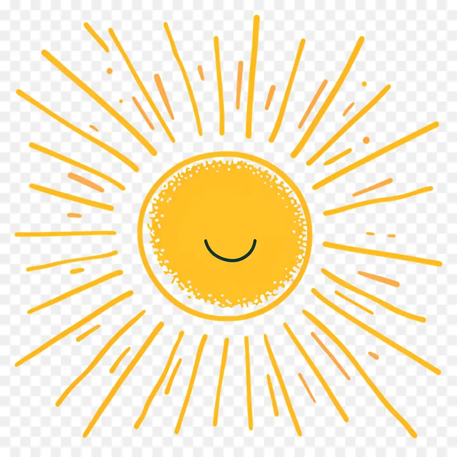 Soleil，Visage Souriant PNG