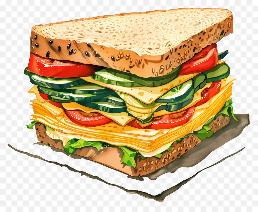 Sandwich，Pain PNG