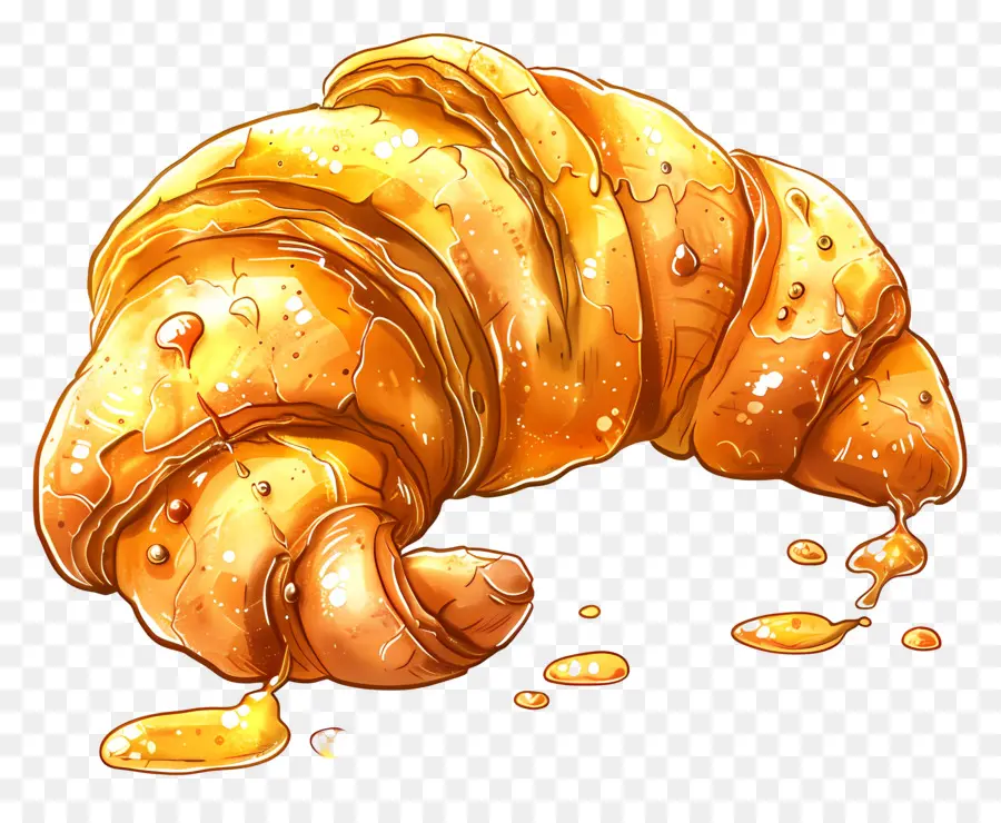 Croissant，Pâtisserie PNG