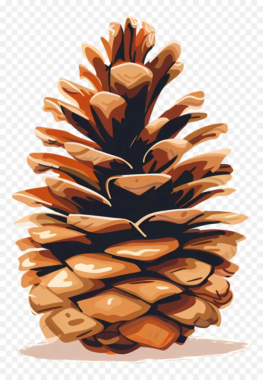 Pomme De Pin，Brun PNG