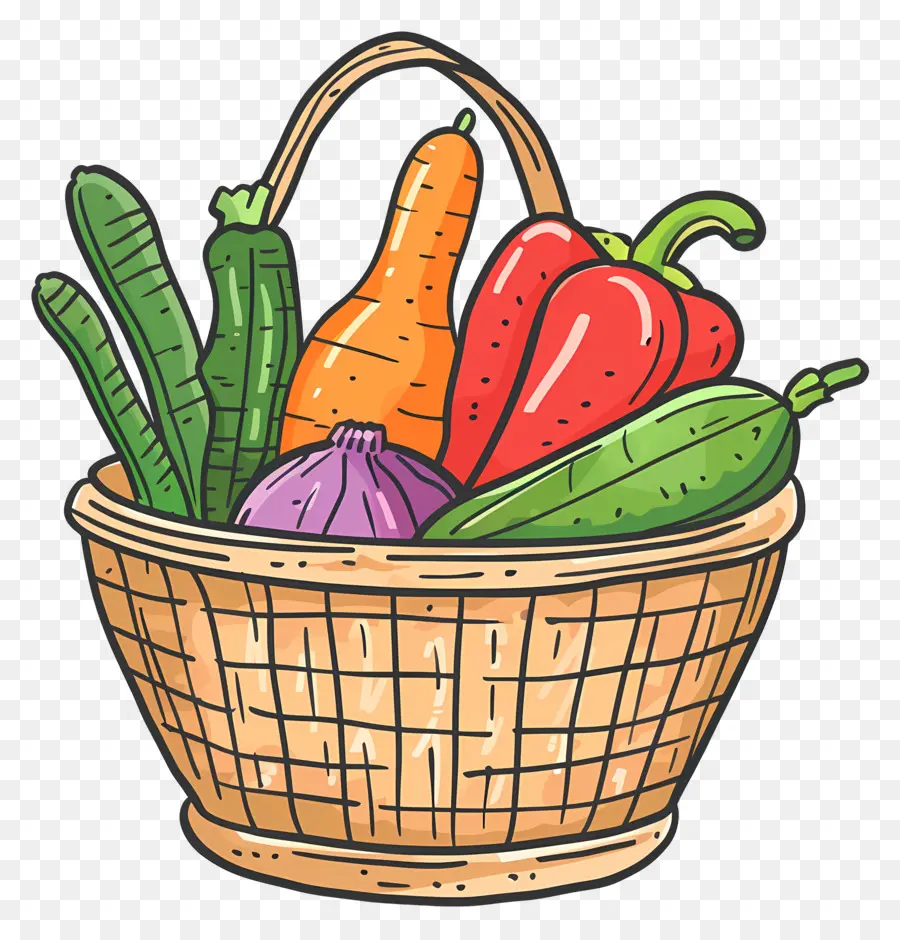 Panier De Légumes，Légumes PNG