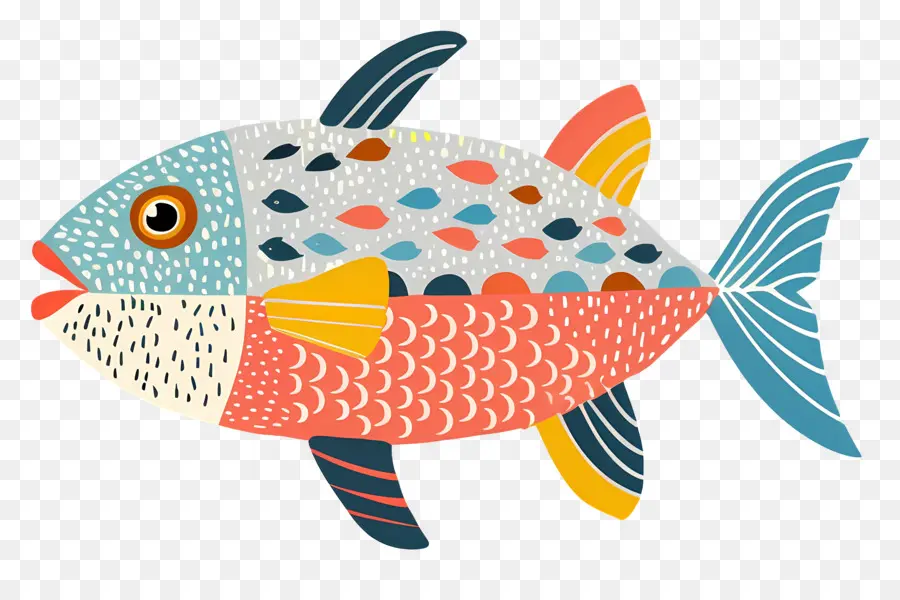 Les Poissons，Poissons Colorés PNG