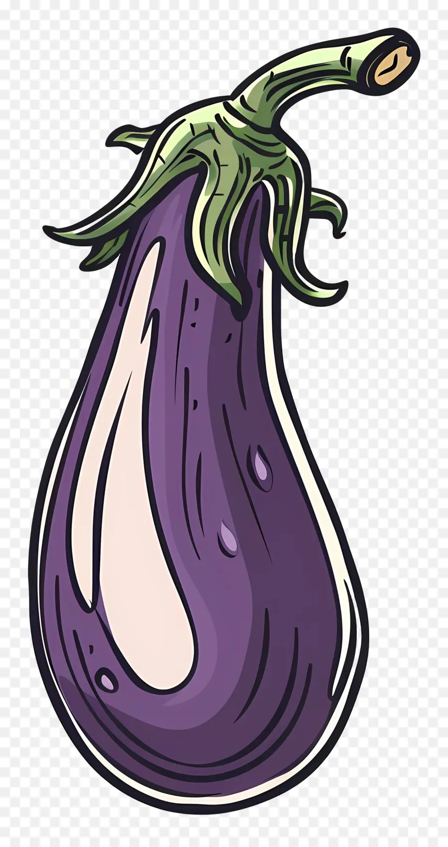 L'aubergine，Violet PNG