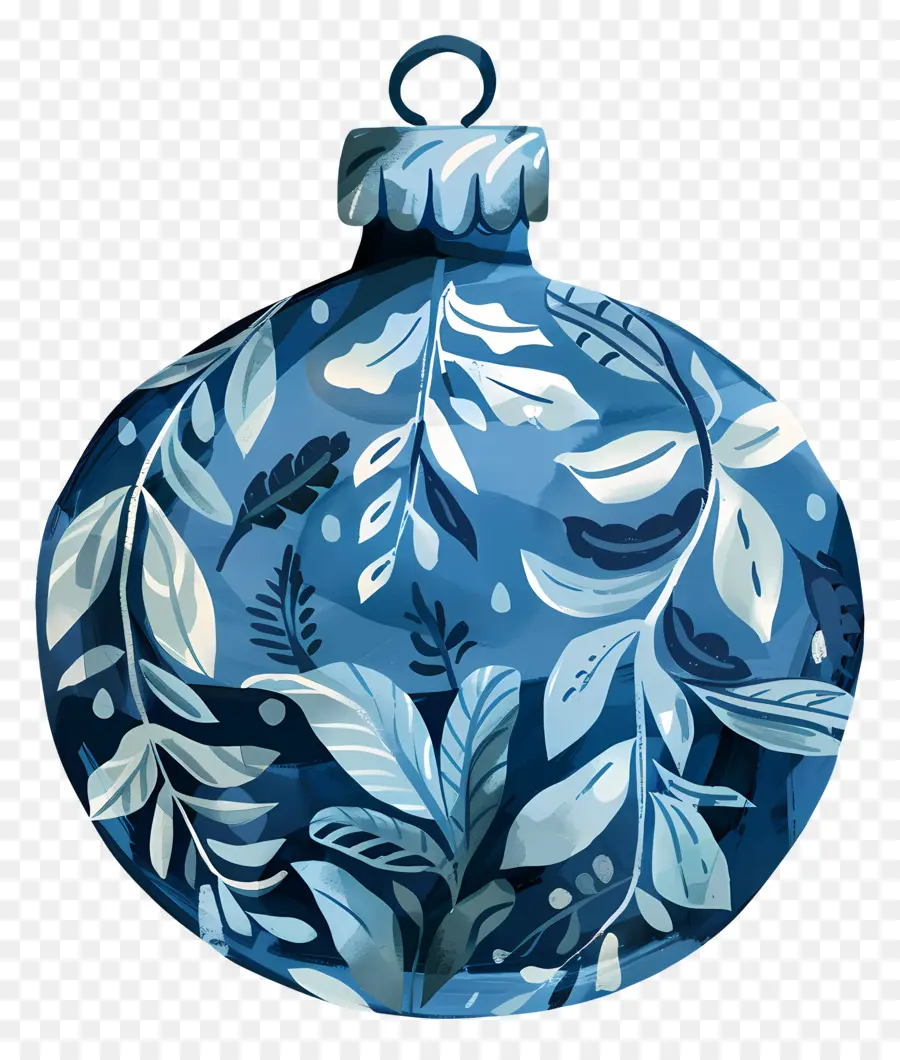 Ornement De Noël，Bleu, Ornement PNG