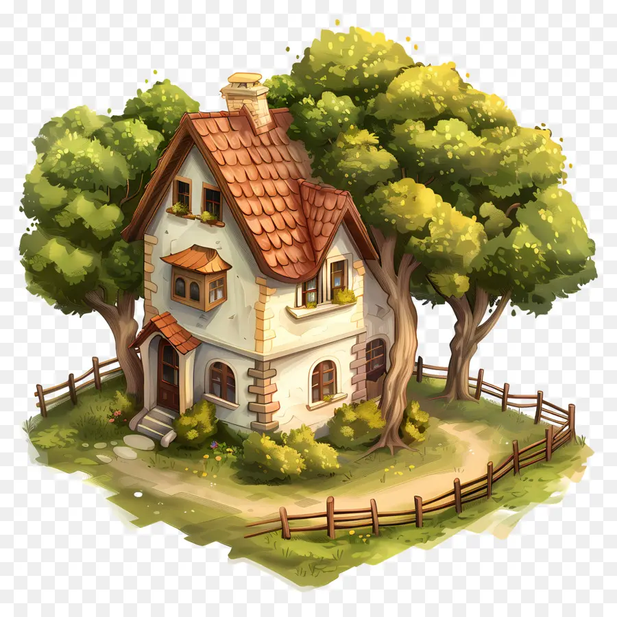 Cabane Dans Les Arbres，Arbres PNG