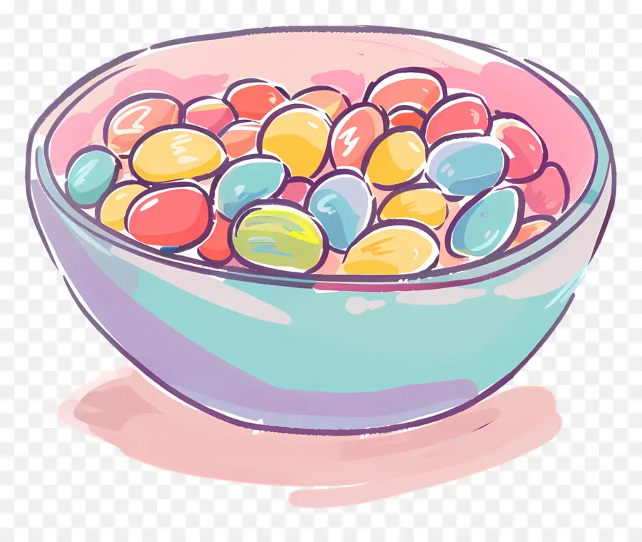 Bol De Haricots，Bonbons PNG